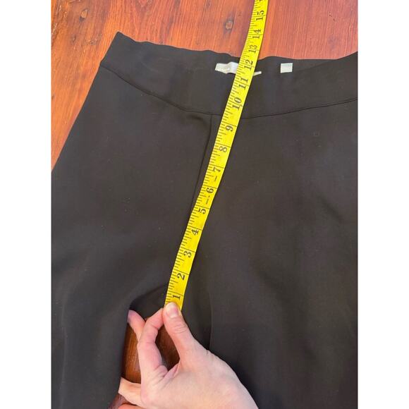 VINCE Stretch High-Rise Leggings Women’s Black M Tech Ponte Seamed Casual Career - Picture 5 of 14